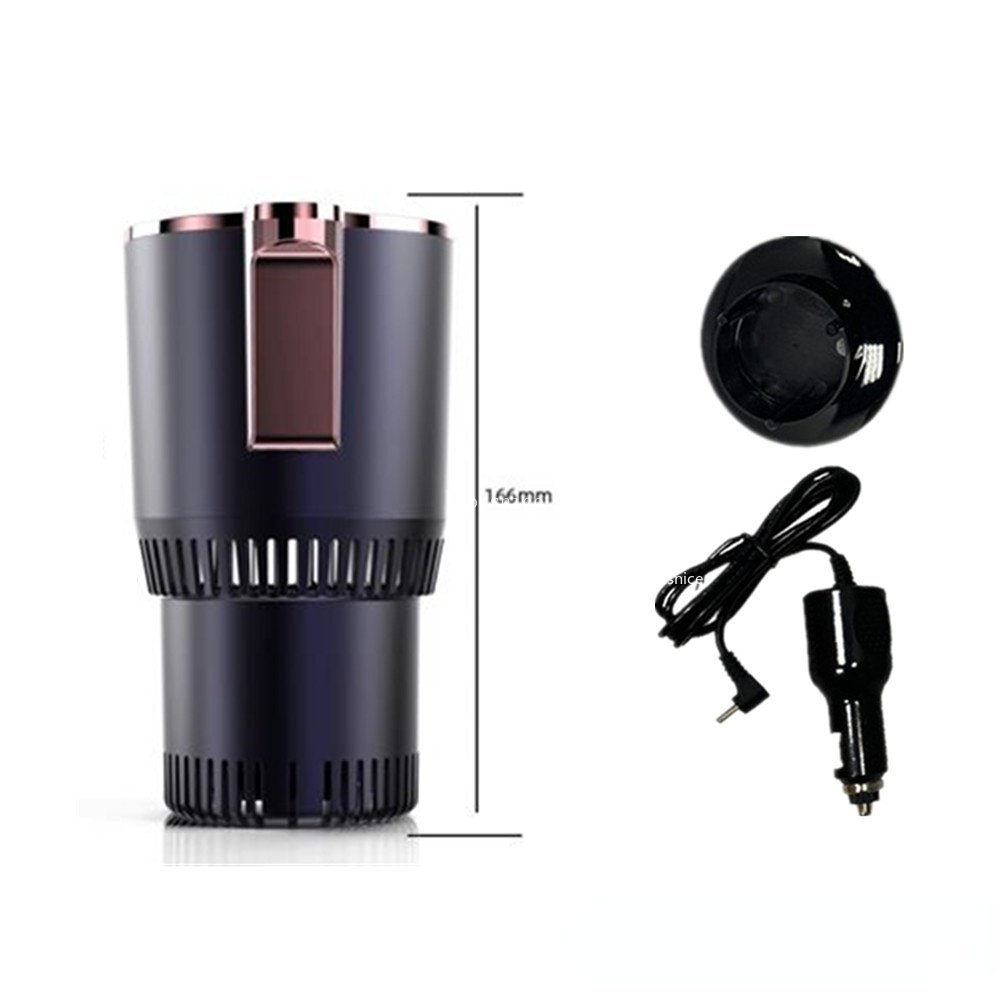 DC12V Smart Cup Mug Holder Summer Drink Car Armrest Console Cooler and Warmer Beverage Tumbler with Heating Cooling Features