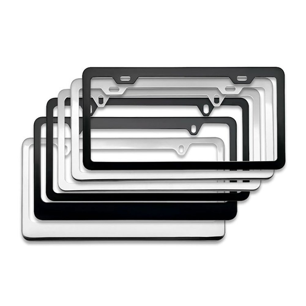 Custom Hot Sale Plastic Plate Holder Car License Plate Frame Cover For Standard Us Size