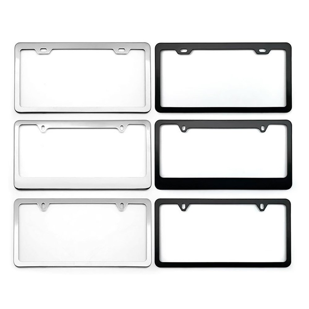 Custom Hot Sale Plastic Plate Holder Car License Plate Frame Cover For Standard Us Size