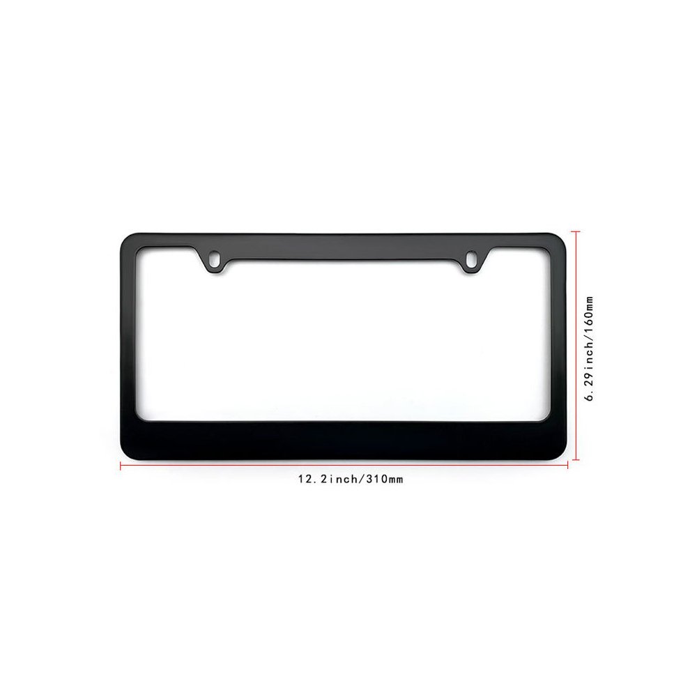 Custom Hot Sale Plastic Plate Holder Car License Plate Frame Cover For Standard Us Size