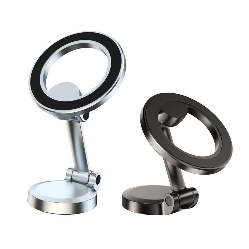 New Ultra Magnetic Cars Phone Holder Universal Rotatable Alloy Smartphone Stand Automotive Anti-Shake Car Navigating Holder