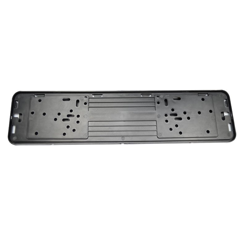 Euro Size Car Number Plate Holder White Stainless Steel Universal 53.5*13.5 Cm CN;ZHE