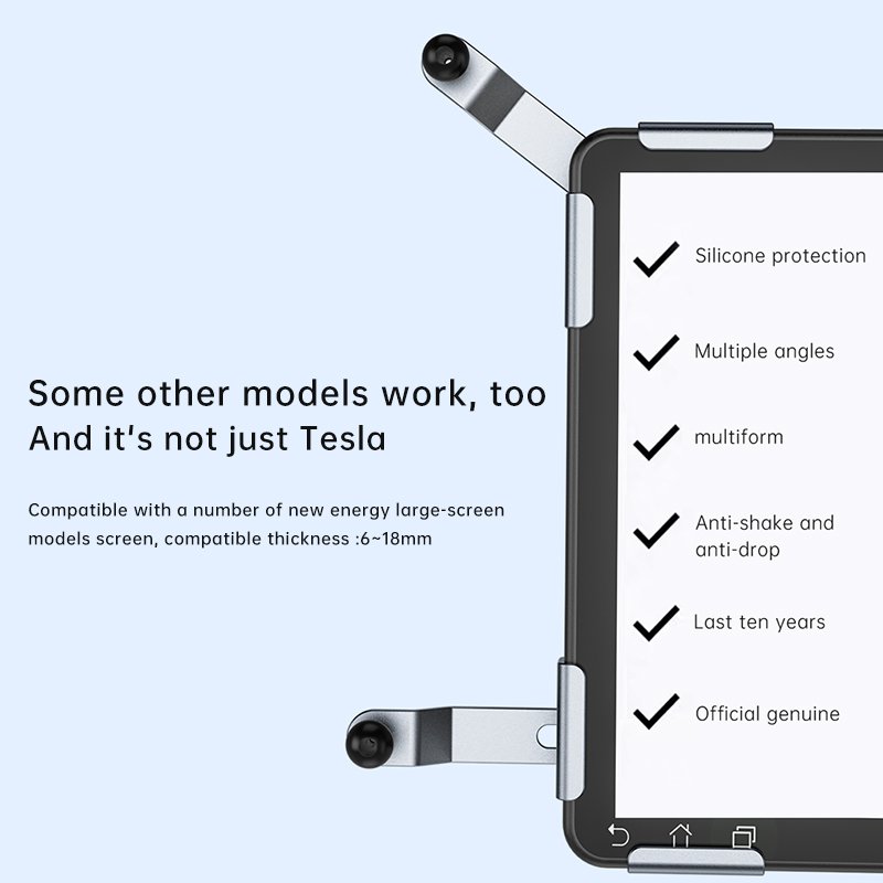 Aluminum Alloy Car Mount Mechanical Car Mount Car Phone Holder For Tesla Special Screen Base
