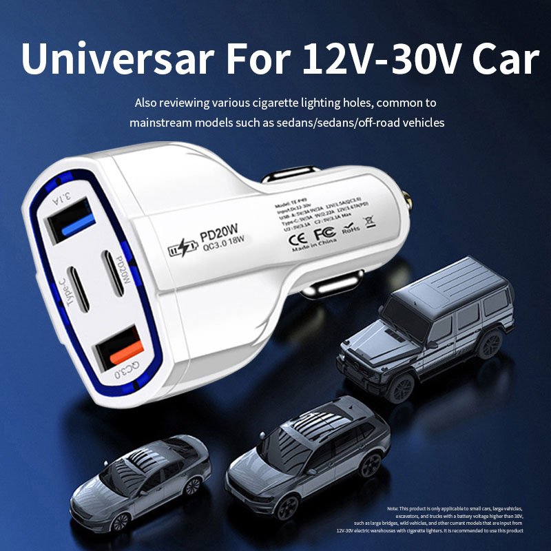 P49 Electric Car Charger Mobile Phone Charger for Car Charger 15W Car Fast Charging Phone Holder