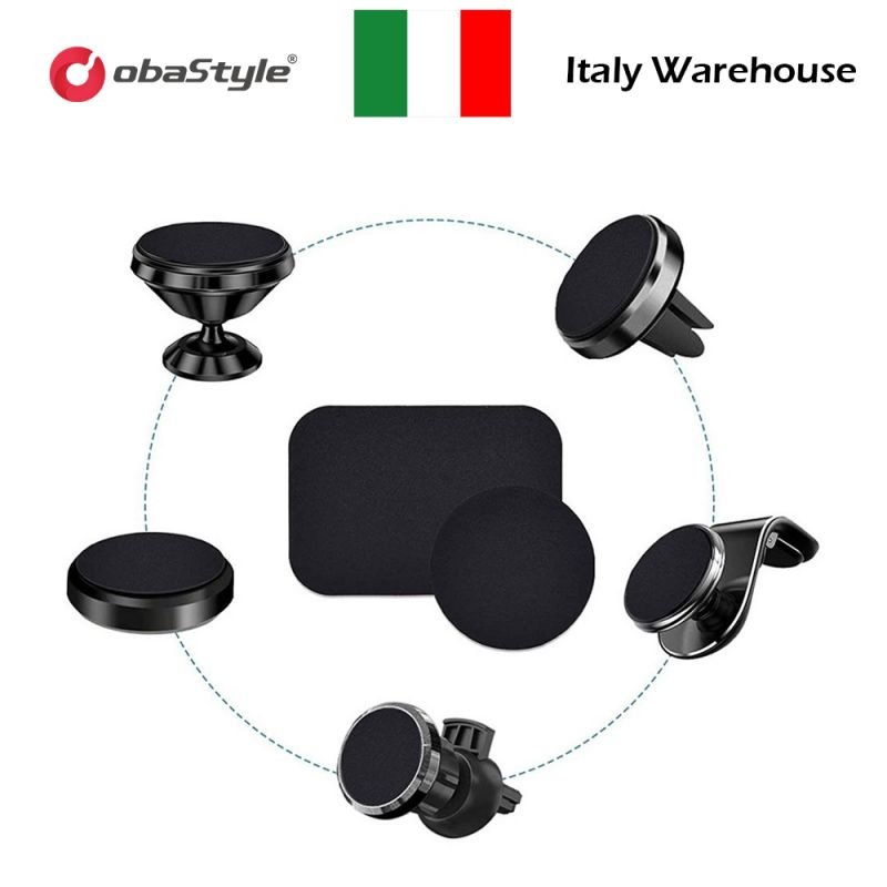 EU Stock Shipping Universal Magnetic Iron Sheet/Patch For Car Phone Holder With 3M Glue