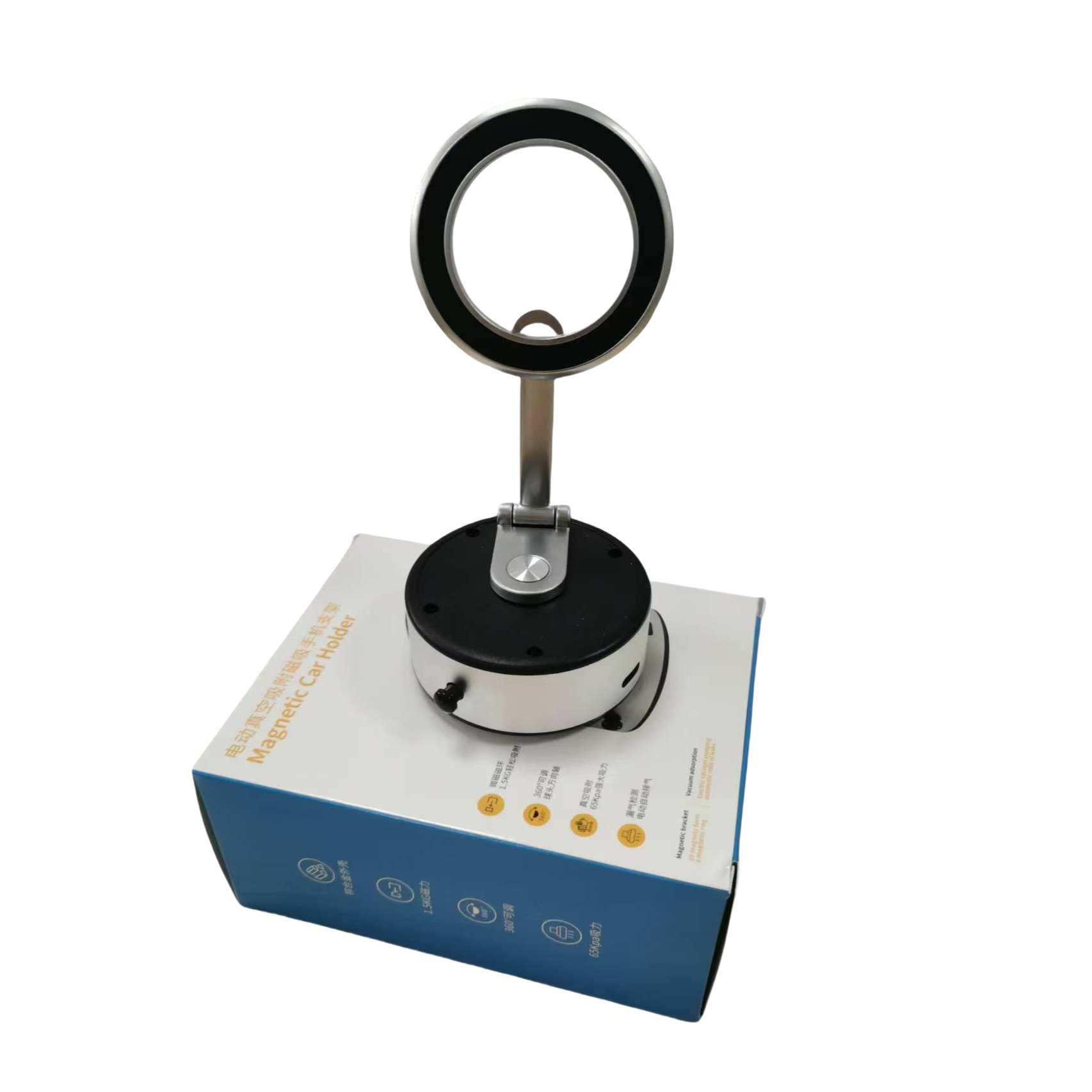 Hands-Free Shower Magnetic Phone Holder Electric Vacuum Magnets Suction Phone Mount for Car/Gym/Mirror/Smooth Surface
