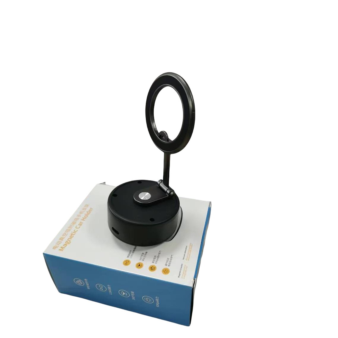 Hands-Free Shower Magnetic Phone Holder Electric Vacuum Magnets Suction Phone Mount for Car/Gym/Mirror/Smooth Surface