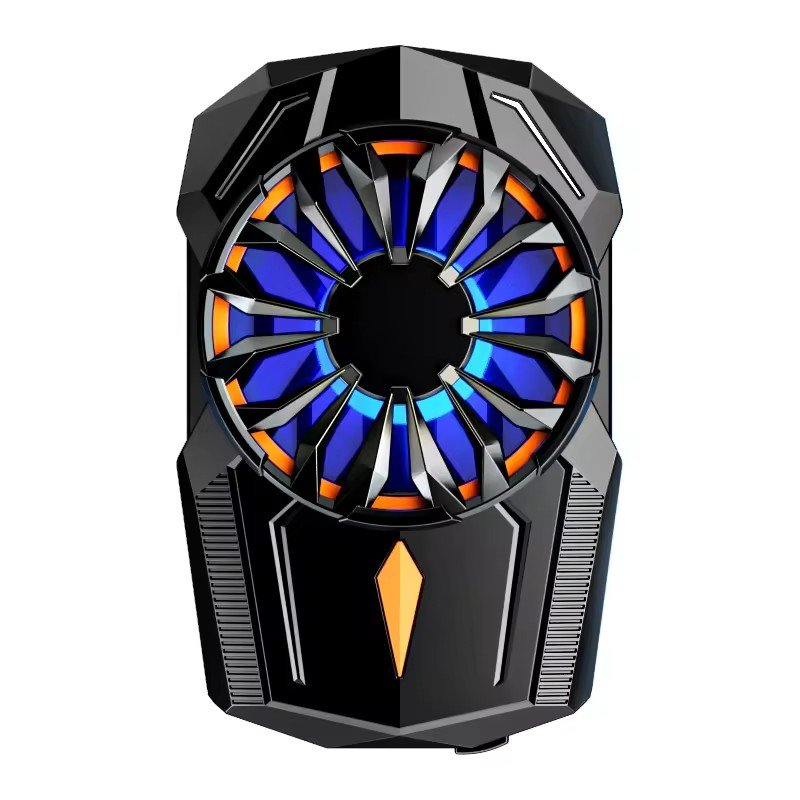2024 New Mobile Phone Semiconductor Back-clip Cooling Fan Radiator Built-in 1200mAh Battery for IPhone Android PUBG Game Cooler