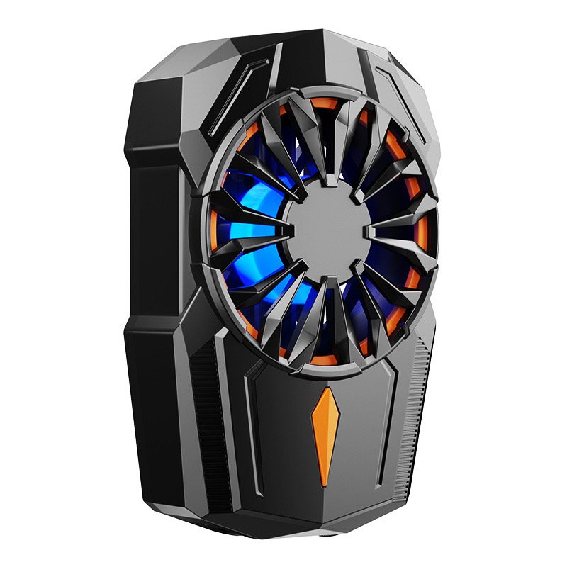 2024 New Mobile Phone Semiconductor Back-clip Cooling Fan Radiator Built-in 1200mAh Battery for IPhone Android PUBG Game Cooler
