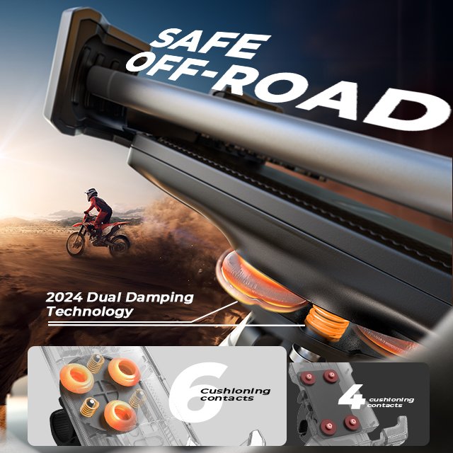 LISEN The New Listing Motorcycle Mini Phone Holder Motorcycle Bike Phone Stand for iPhone 4.6-7in Smartphones