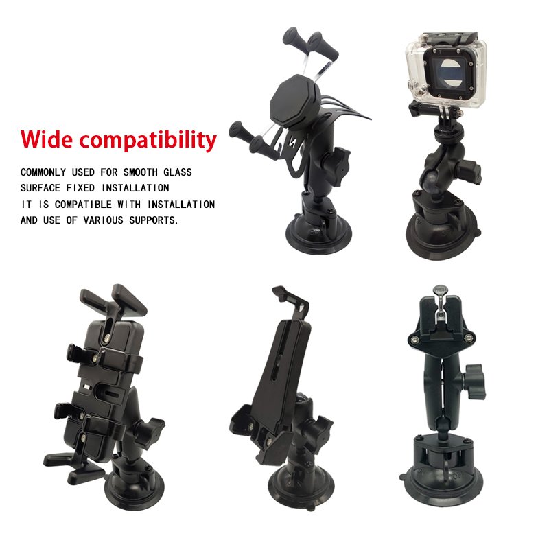 Twist Lock Suction Cup Base with Ball apply for Car Phone Holder
