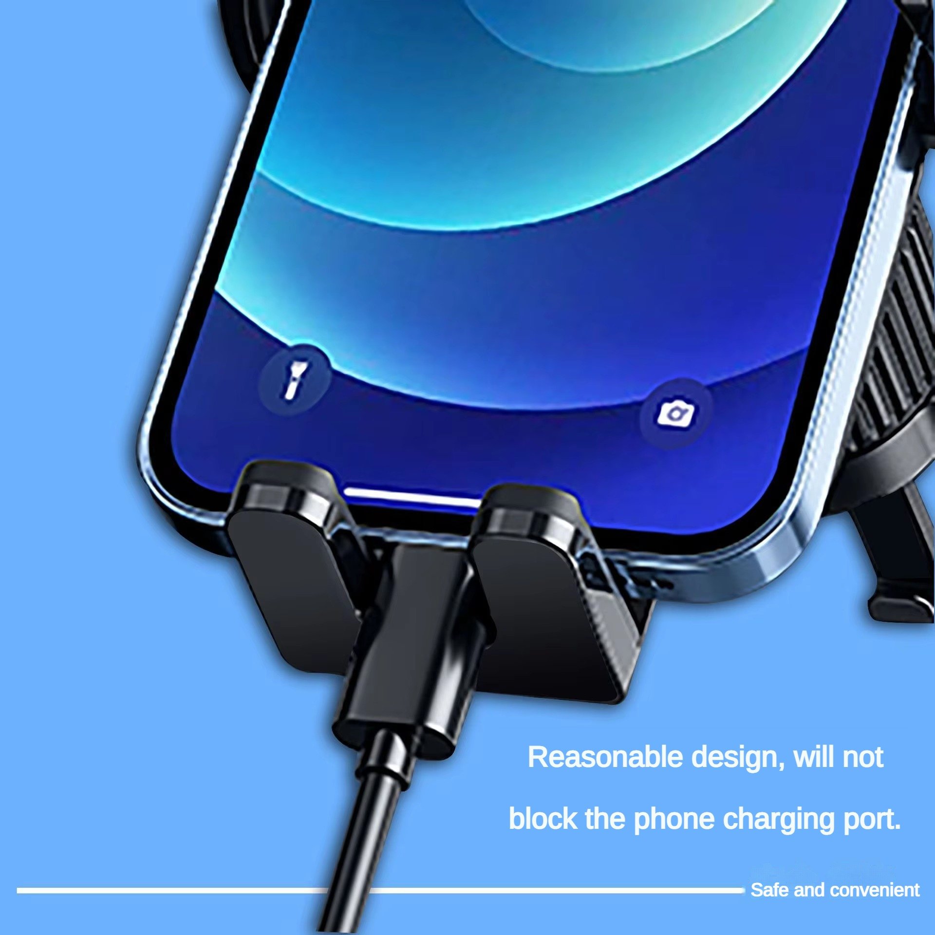 Yipin 2024 New Arrivals 2 In 1 Set 360 Rotation car holder Air Vent Dashboard Mobile Stand Car Phone Holders For Car Mount