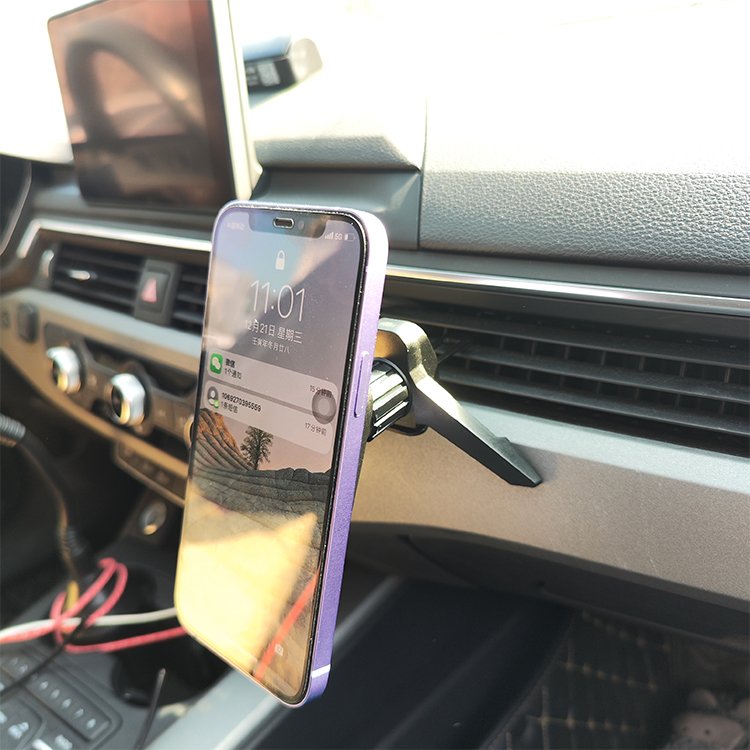 360 Adjustable Strong Magnet Air Vent Phone Holder Magnetic Car Mount for magsafe phone ring holder