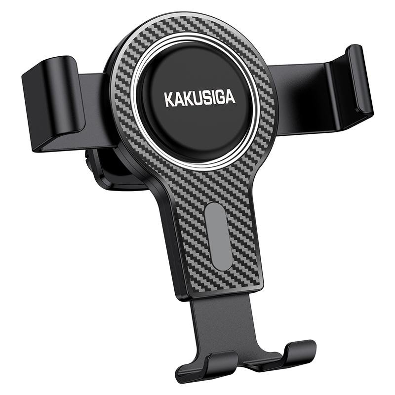 KAKUSIGA Carbon Fiber phone holders for car mini cup gravity magnetic Holder outlet Car Air Holder