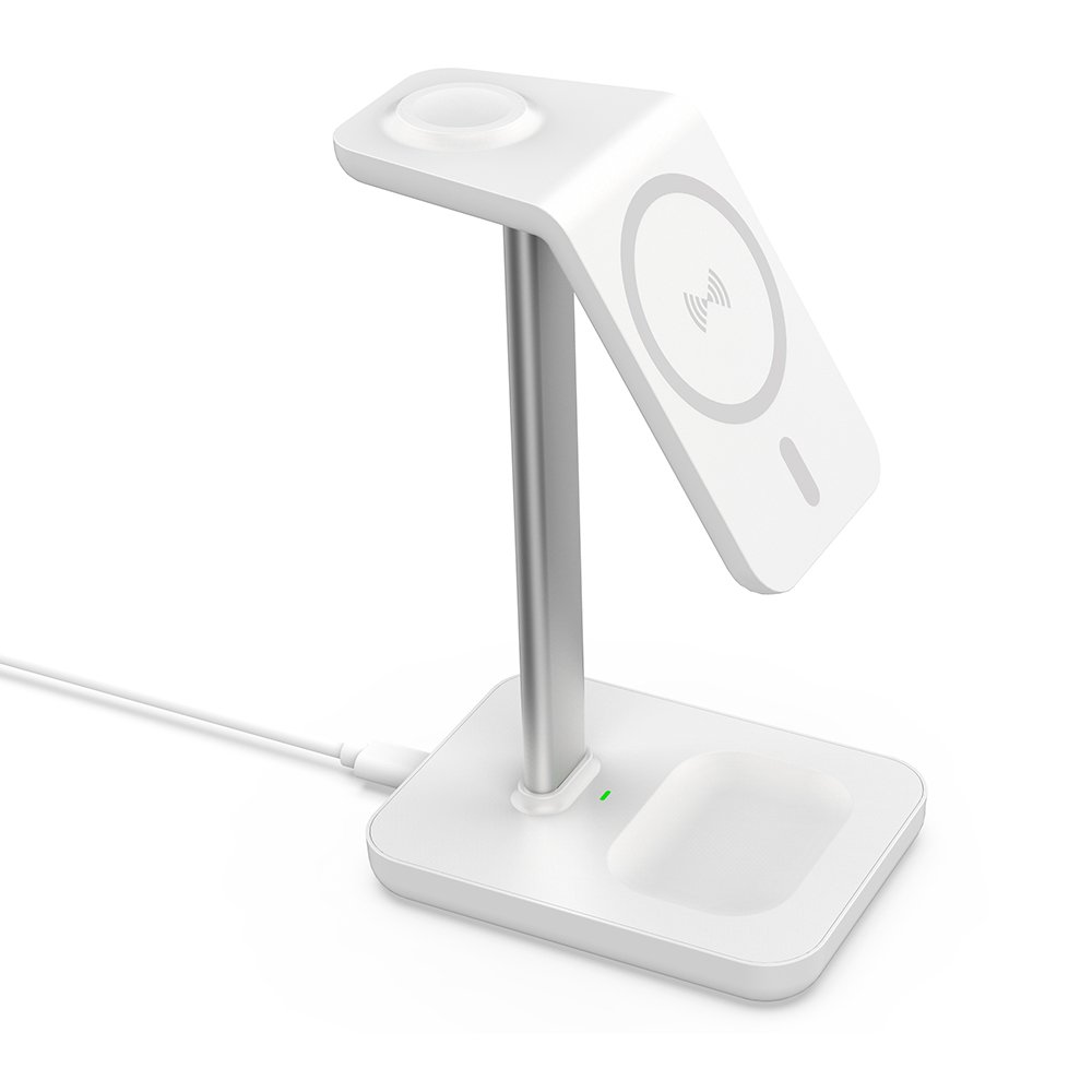 3 in 1 Magnetic Wireless Charger holder for iPhone 13/12 series&iWatchS7&Airpods 3&Airpods Pro