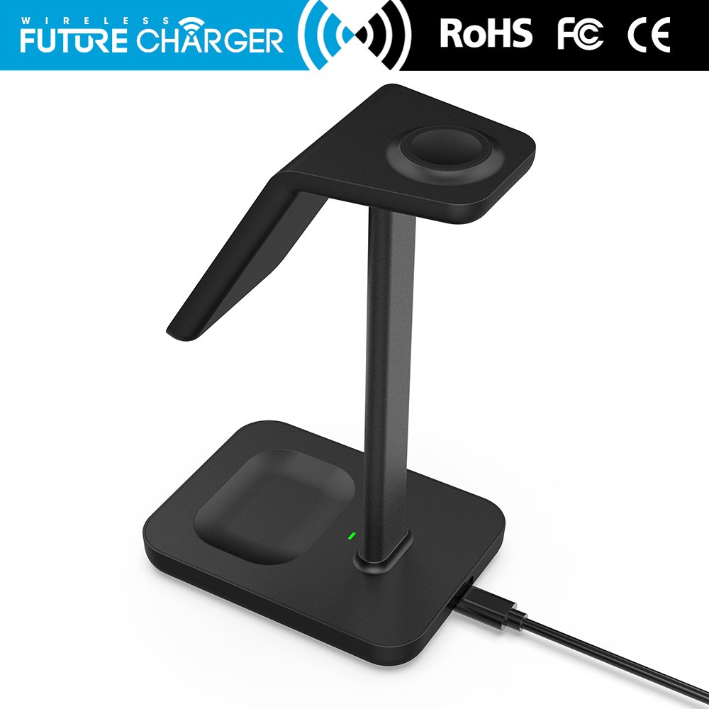 3 in 1 Magnetic Wireless Charger holder for iPhone 13/12 series&iWatchS7&Airpods 3&Airpods Pro