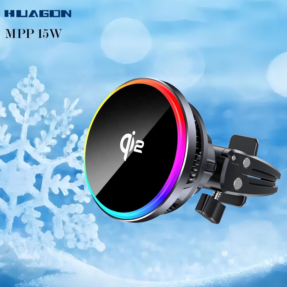 2024 hot selling 15W MPP mpp magnetic wireless car charger car holder wireless charger
