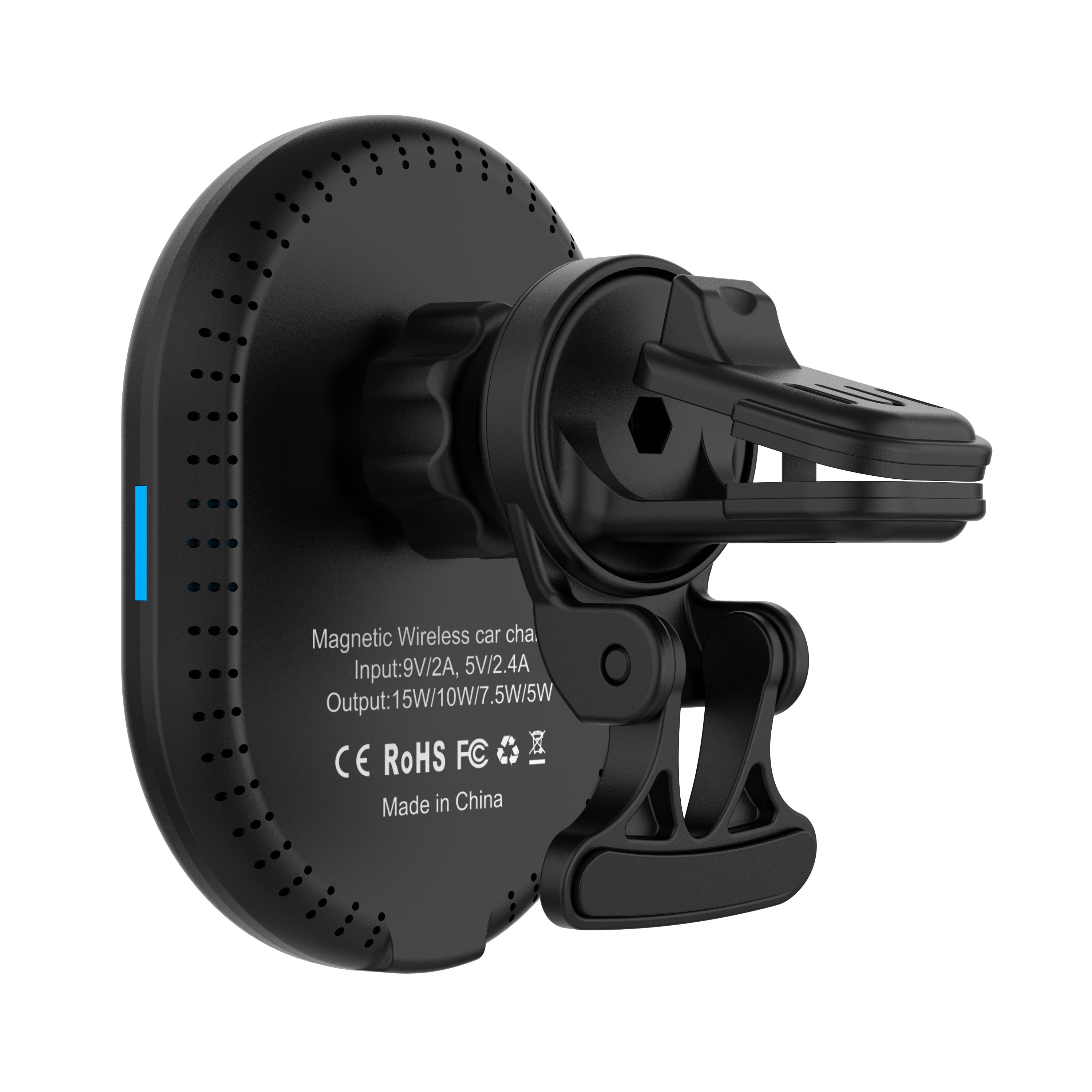 New Arrival 15W Air Vent Phone Holder Magnetic Car Wireless Charger