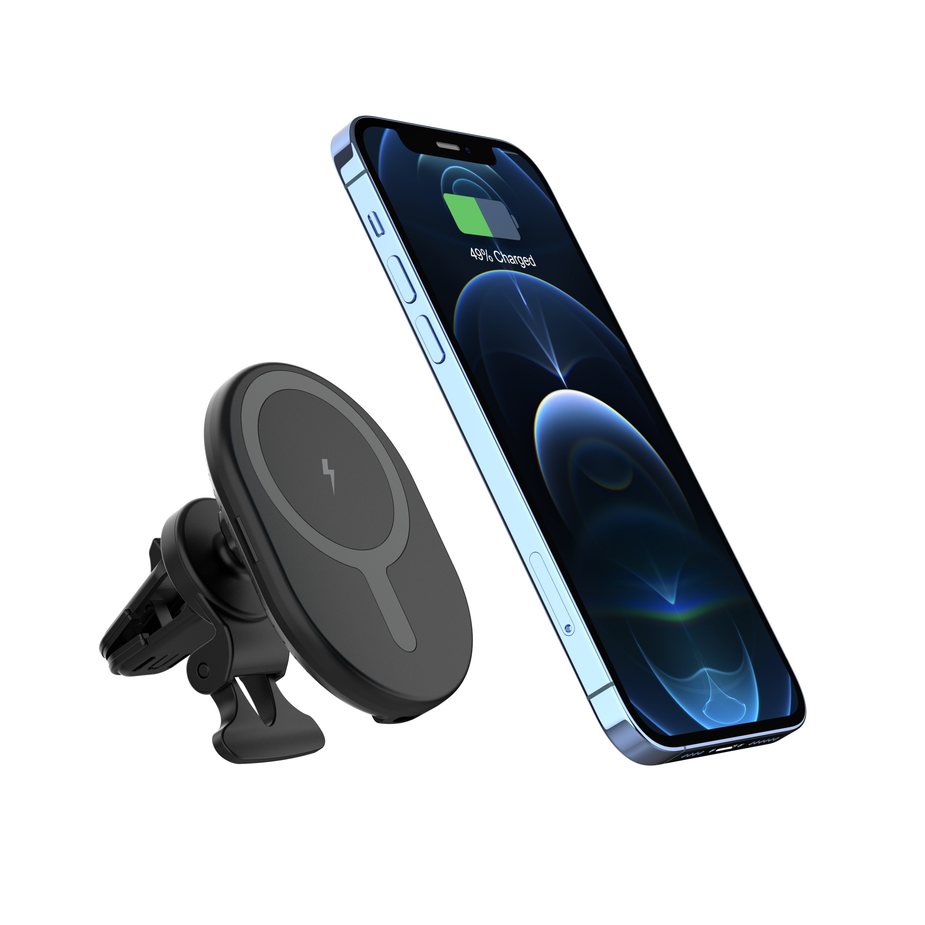 New Arrival 15W Air Vent Phone Holder Magnetic Car Wireless Charger