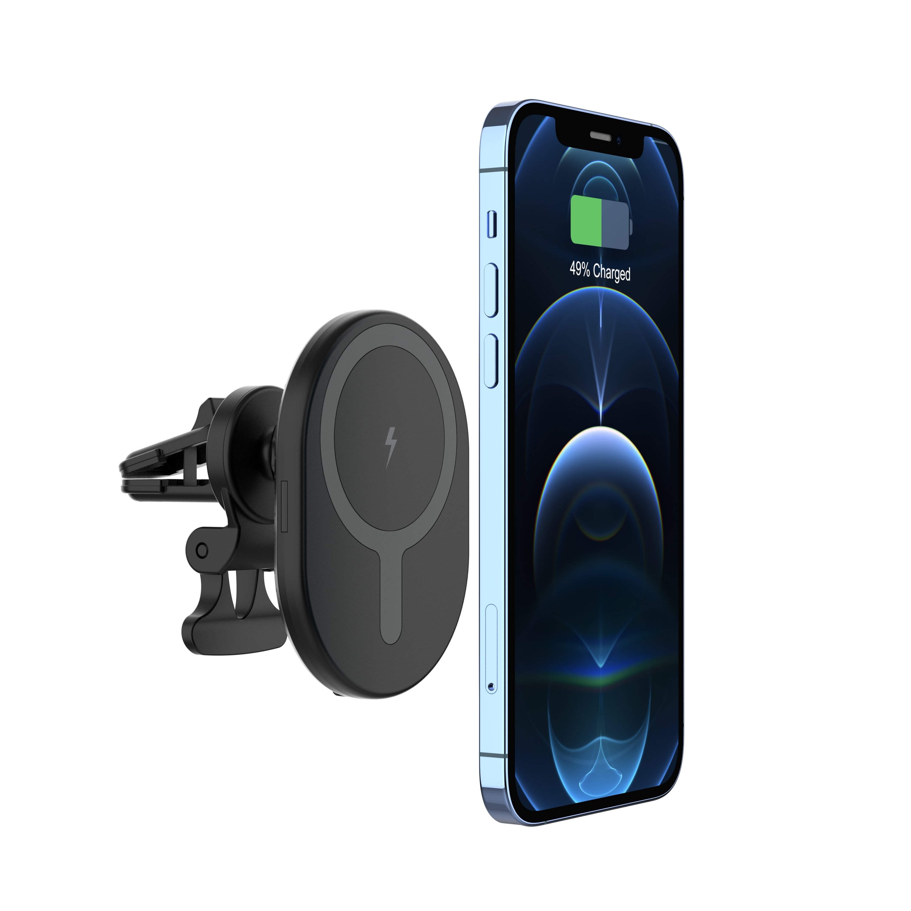 New Arrival 15W Air Vent Phone Holder Magnetic Car Wireless Charger