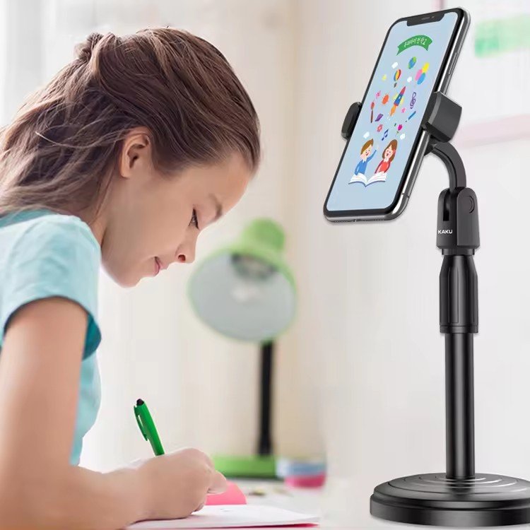 Desktop Phone Holder Tablet Stand For Ipad Phones Universal Bracket Telescopic Adjustable Height Angle Metal Live Support