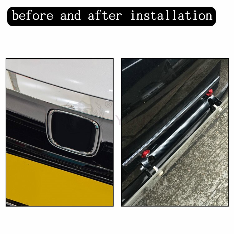 JDM racing car modification ABS license plate frame rotating carbon look license plate frames holder