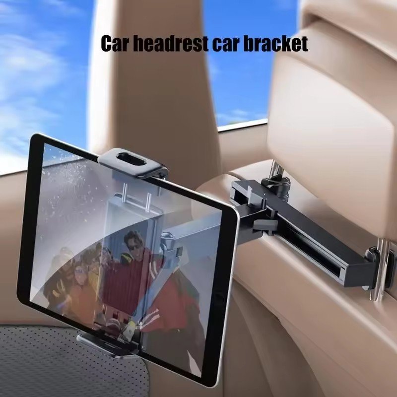 2025 Car Tablet Holder Back Seat For Kids Adjustable Rear Seat Tablet Mount Cell Cradle For Car Road Trip Headrest Phone