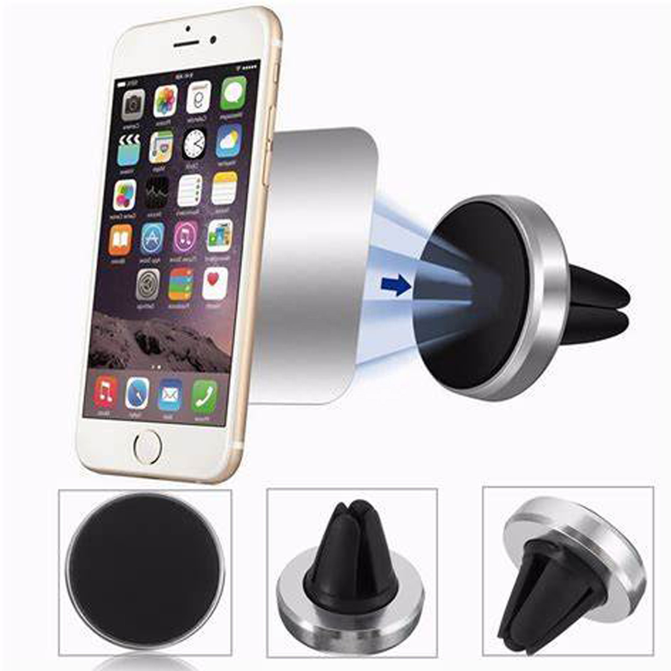2020 Good Quality Magnetic Mount Car Air Vent Phone Holder for smartphones