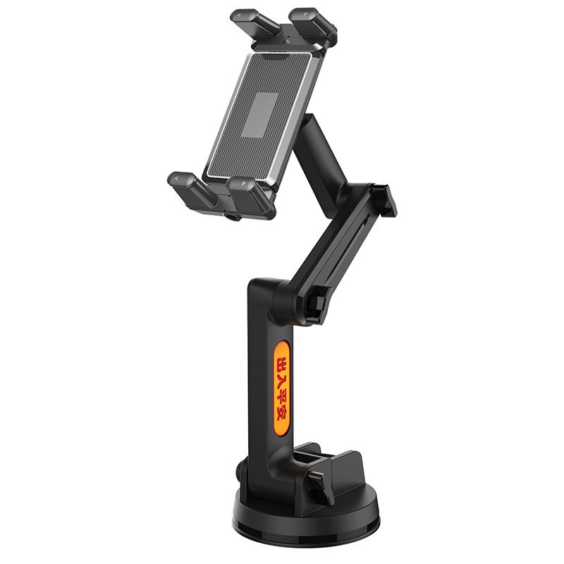 Shockproof Stable Bracket Cell Phone Pad Mount Excavator Windshield Long Large Suction Off-road Car Truck Mobile Phone Holder
