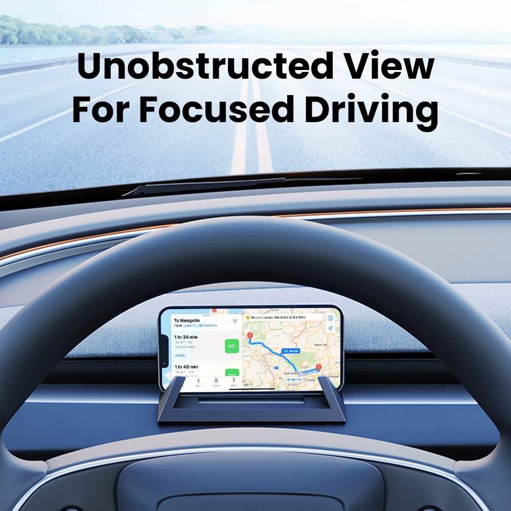 Car Interior Accessory head up Anti-theft display GPS HUD mobile phone holder for Tesla Model 3 highland