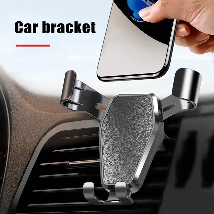 Universal Gravity Auto Phone Holder Car Air Vent Clip Mount Mobile Phone Holder Cell Phone Stand Support For iPhone For Samsung