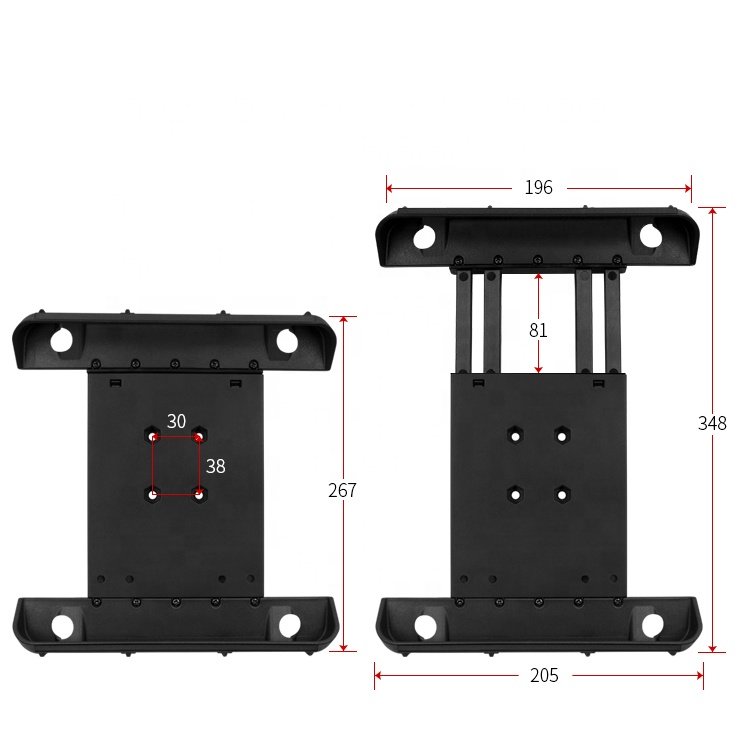 Tablet Holder for Apple iPad Gen 1-4 + More for tablets with external dimensions within 10.63x 7.7 x 0.6 inch