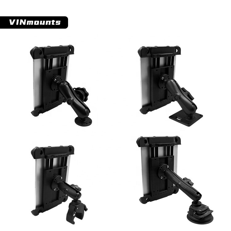 Tablet Holder for Apple iPad Gen 1-4 + More for tablets with external dimensions within 10.63x 7.7 x 0.6 inch