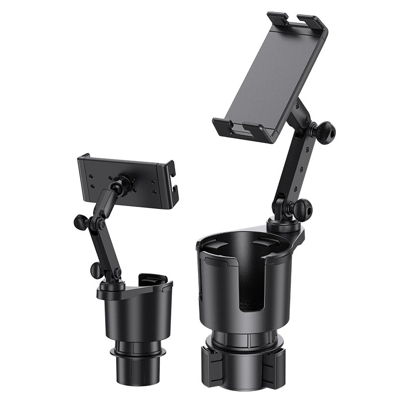 large 2 in 1 car cup holder phone tablet PC mount extendable base Car Cup Holder mobile car holder