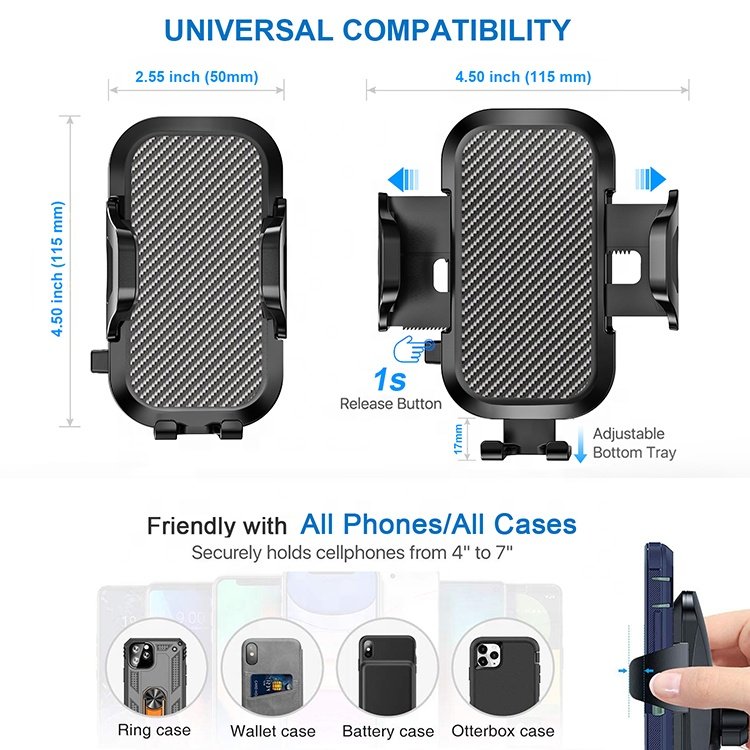Car accessories phone holder Universal Car Phone Clip Holder Air Vent Mount Dock Mobile Phone Holder