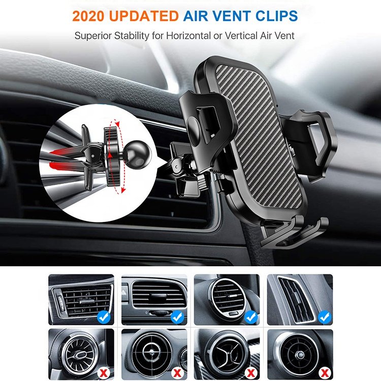 Car accessories phone holder Universal Car Phone Clip Holder Air Vent Mount Dock Mobile Phone Holder