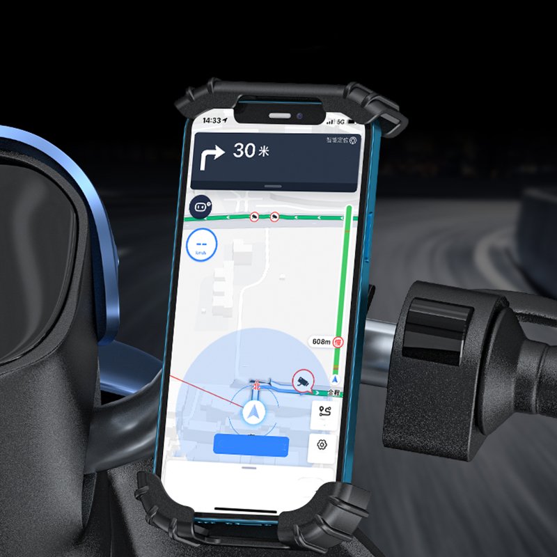 Universal Phone Bike Mount 360 Rotation Bicycle Motorcycle Motorbike Phone Holder For 4-7 inch Cell Phone