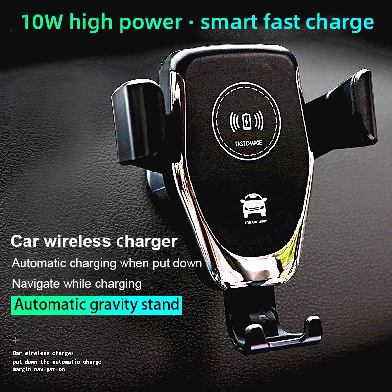 Hot Selling Q12 Car Phone Holder 10W Wireless Car Charger Fast Charging Car Wireless Charger for iPhone Samsung LG