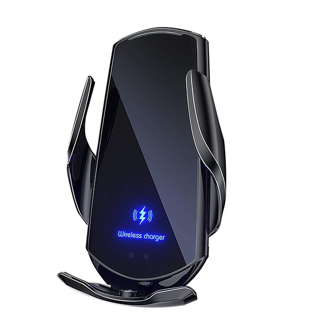 Wireless car charger mount 10W Fast Charge Auto Clamping Smart Sensor wireless charger car phone holder