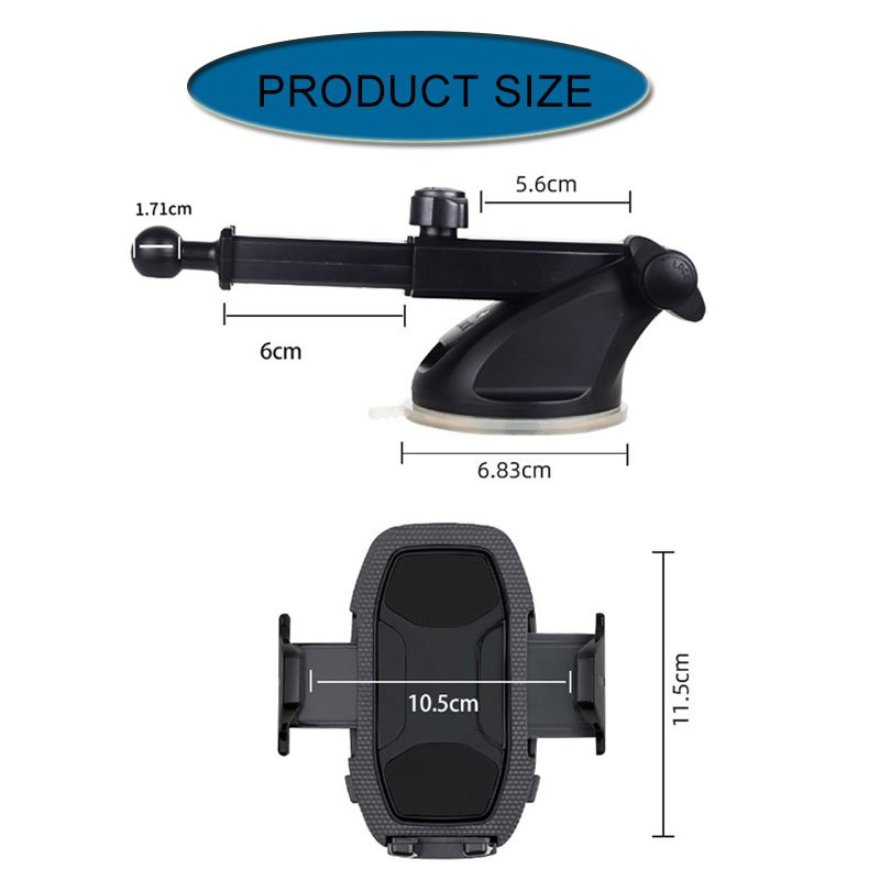 Miracase Car Phone Mount Luxury Phone Mount For Car Holders Multifunctional Magnetic Car Phone Holder