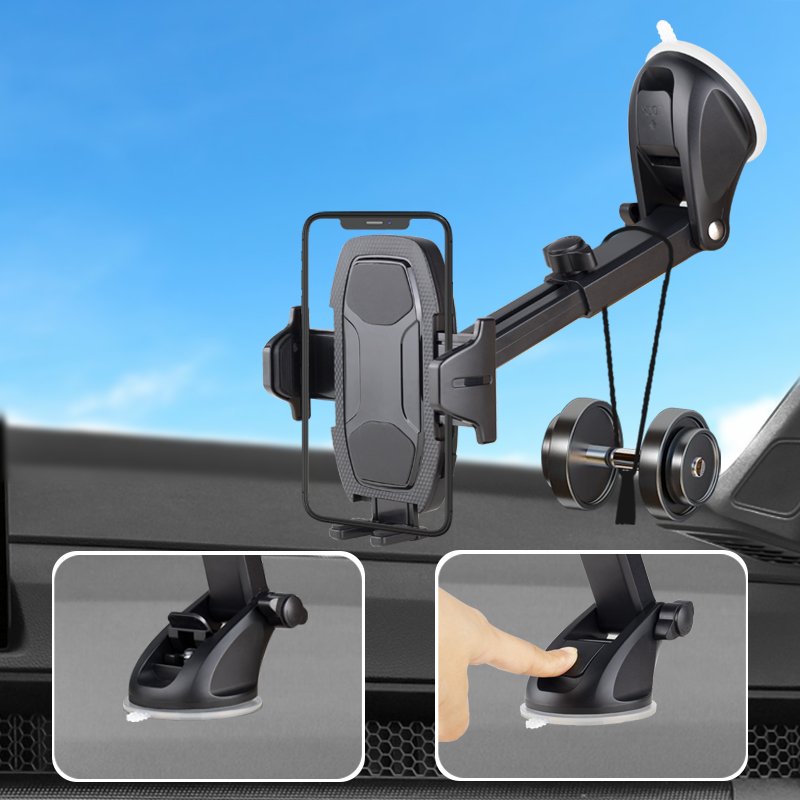 Miracase Car Phone Mount Luxury Phone Mount For Car Holders Multifunctional Magnetic Car Phone Holder