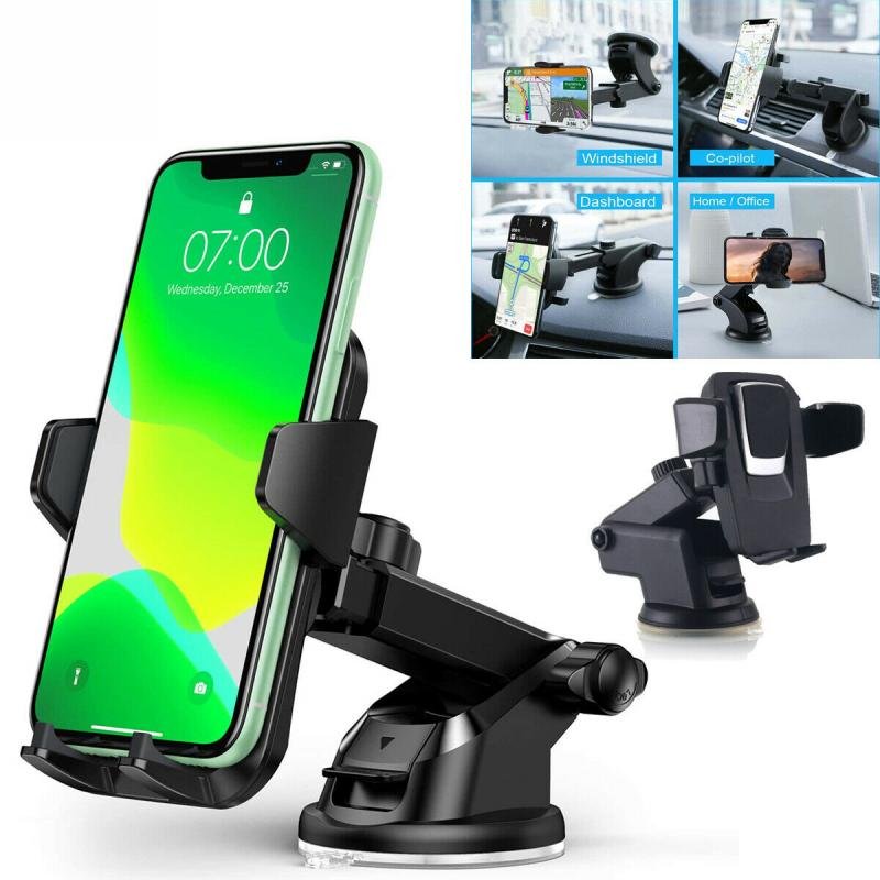 Windshield Car Phone Holder Universal in Car Cellphone Holder Stand Adjustable Phone Suction Cup Holder Car Mount Phone Stand