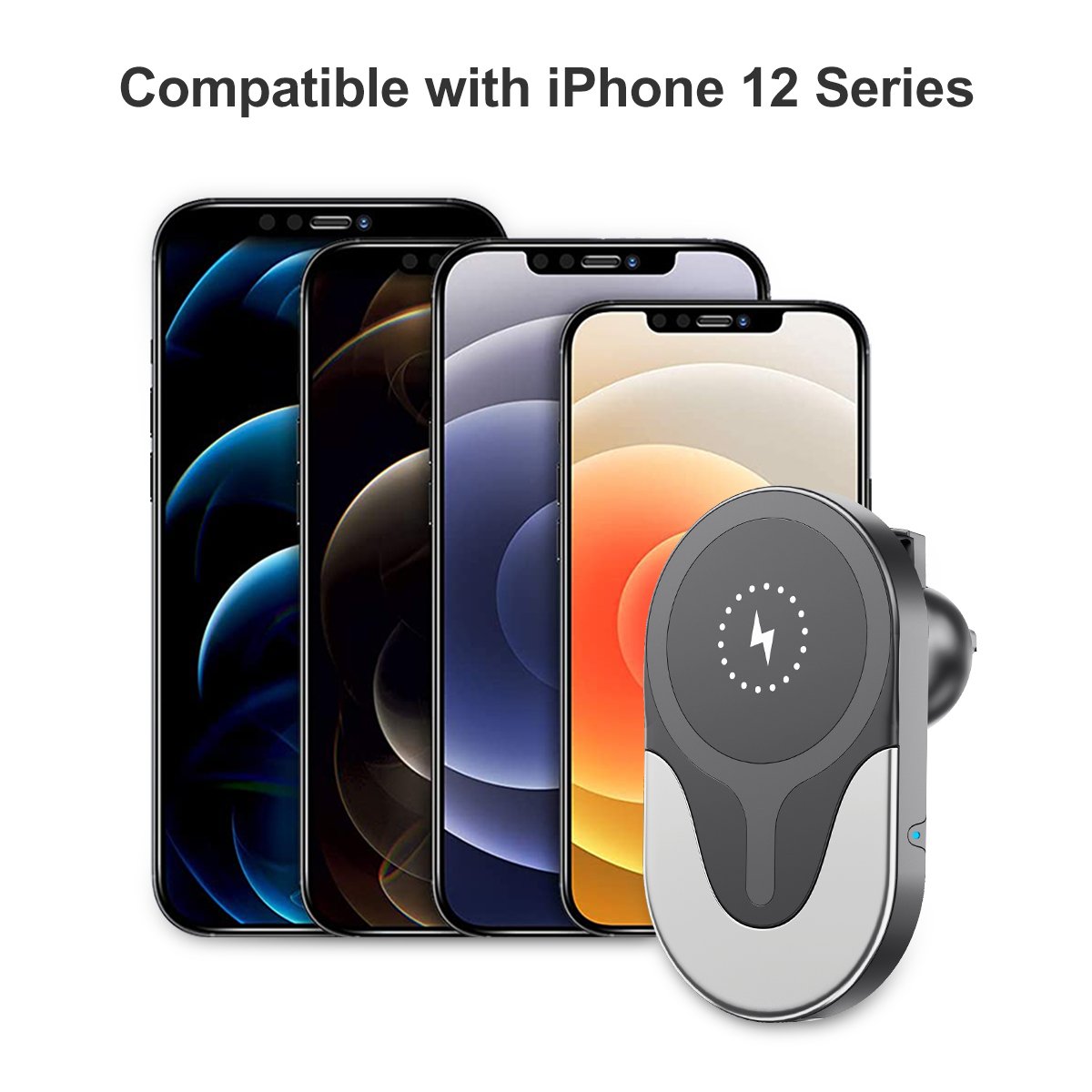 Cheap Phone Accessories Smart 15W Fast Smart Magnetic Wireless Car Charging Phone Holder for Car with Wireless Charger