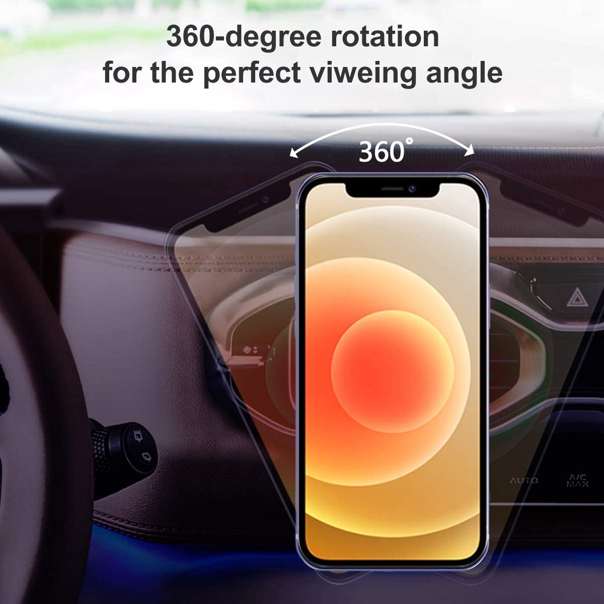 Cheap Phone Accessories Smart 15W Fast Smart Magnetic Wireless Car Charging Phone Holder for Car with Wireless Charger