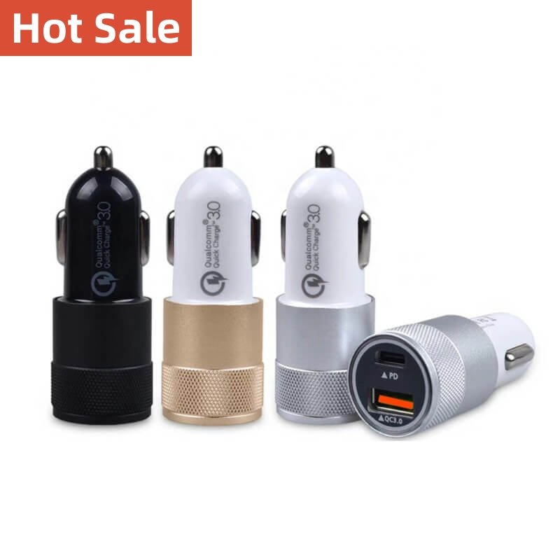 Fast Charging Car Charger PD 20W QC 3.0 car phone charger