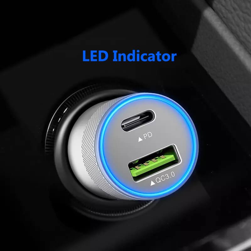 Fast Charging Car Charger PD 20W QC 3.0 car phone charger