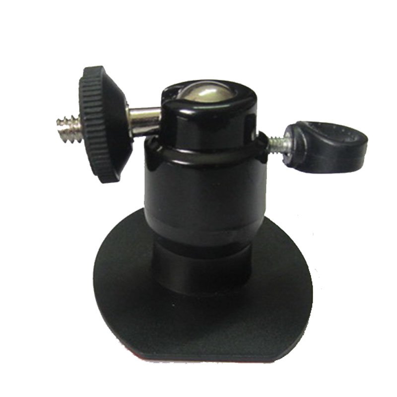 Sticky Adhesive Camera Mount Car Holder with 1/4 Rotating Metal Screw Head for Dashboard Windshield