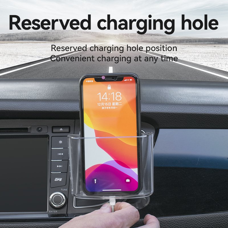 Shunwei SD-1139 car dashboard mount wall mount Transparent chargeable mobile phone car cell phone holder
