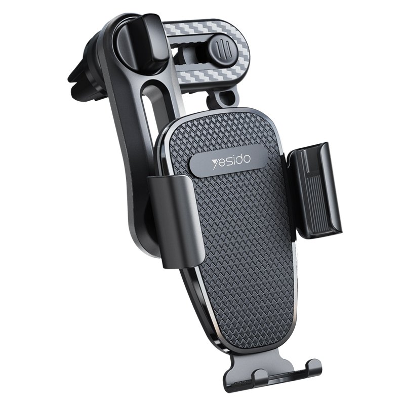C105 Universal 360 Air Vent Cellphone Holder Smart Celullar Phone Gravity Hanger Clip Stand Cradle Clamp Mount For Car