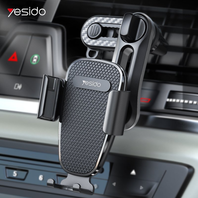 C105 Universal 360 Air Vent Cellphone Holder Smart Celullar Phone Gravity Hanger Clip Stand Cradle Clamp Mount For Car